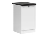 Junona Line - Underskap 50 cm - Venstre - m. benkeplate - Hvit